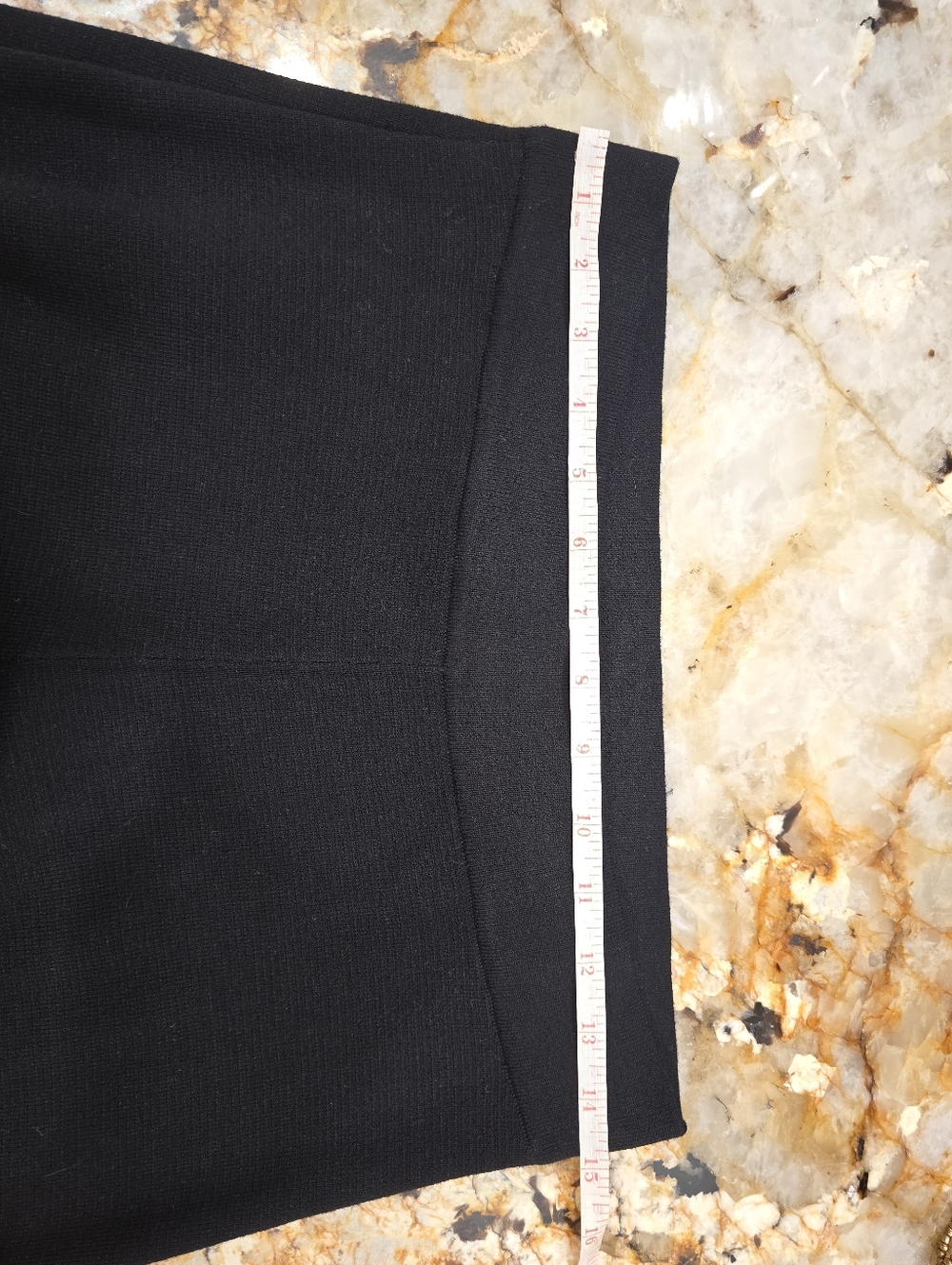 Zara Knit Long Cardigan Jacket Flare Pants Set Pearl Buttons Black L - Picture 16 of 16